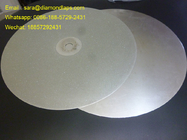 8&quot; Coated Diamond Flat Lap Disc with Grit 320 1mm thickness for glass working supplier