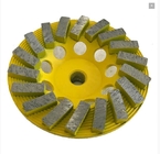 YSD Metal Bond Turbo Segment Concrete Floor Diamond Grinding Cup Wheels supplier