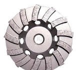 12 Inch Thickened Single Bevel Edge Grinding Cement Floor Sintered Diamond Grinding Wheel supplier