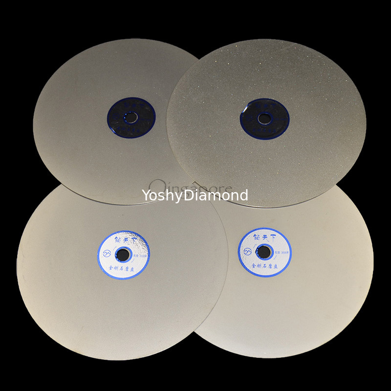 6&quot;inch #60-#3000 Grit Electroplated Flat Lap Diamond Discs Diamond Tools of Lapidary Tools supplier