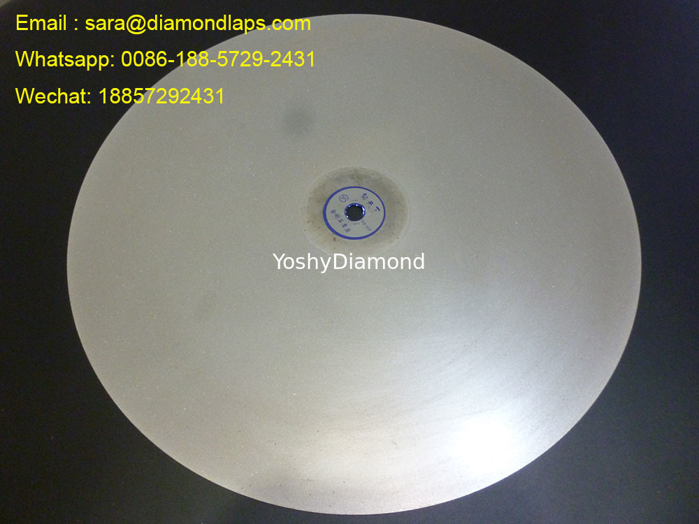 6&quot; inch #600 Grit Diamond Flat Lap Disc used for Lapiday grinder machine supplier