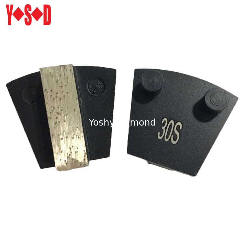 Single Diamond Segment Bar Plug N Go Toolings for Werkmaster floor grinders supplier