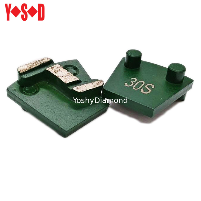 S shape diamond segments of Plug N Go Toolings for grinding and polishing concrete supplier