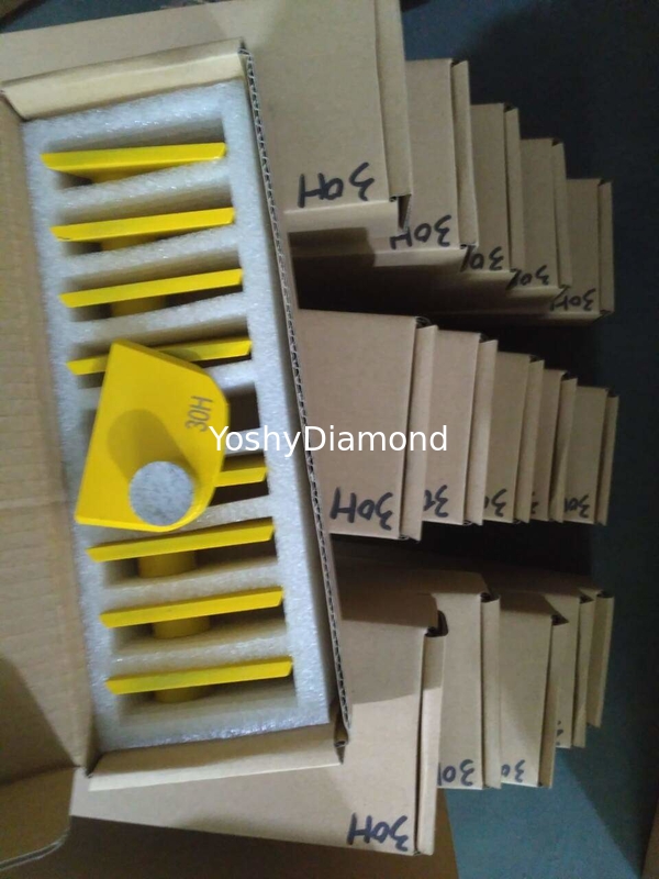 2 Round Dots Segments Metal Bond Concrete Diamond Grinding Shoes With Magnetic Backing Backing supplier