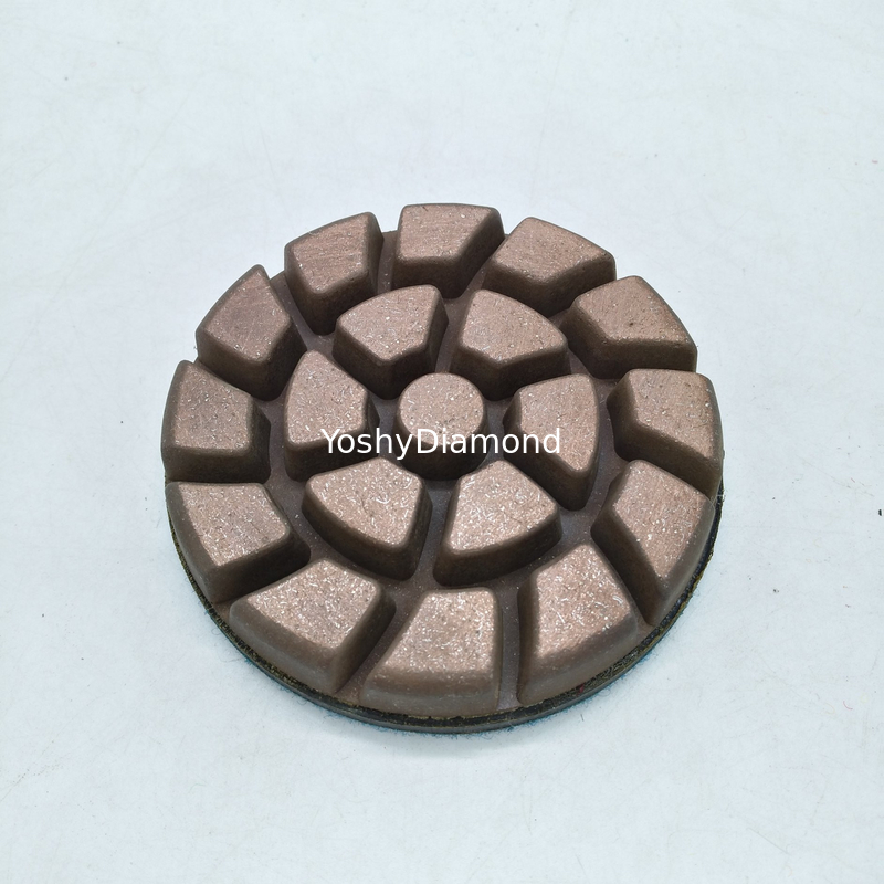 Renovation of large area ground treatment of 4-inch round diamond grinding plate supplier