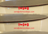 Flexible diamond dry polishing pads resin bond magnetic backing supplier