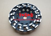 7&quot; inch 180mm Z Segments Metal Bond Diamond Grinding Cup Wheel for Concrete supplier