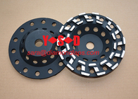 7&quot; inch S type segments Diamond Cup Wheels for concrete grinding supplier