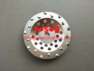 4 Quarter Round PCD Diamond Concrete Cup Wheels for Concrete coatings removal 7&quot; supplier