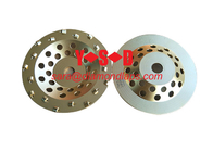 PCD Grinding Cup Wheel for Concrete Floor Coating Removal 7&quot; inch 1/4 round PCD chip supplier