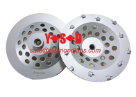 Hand held Angle Grinder Tools 5&quot; Inch M14 PCD Cup Grinding Wheel with 1/4 round PCD chip supplier