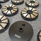 3&quot; 4&quot; Inch 10 Segments Diamond Grinding Shoes/Disc with Hook &amp; Loop Backers for STI Floor Grinder Polisher supplier