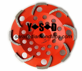 8 segments L shape Top quality Diamond Grinding Cup Wheel for Griinding Concrete supplier