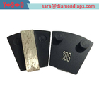Two Pin Backed Trapezoid diamond grinding shoes supplier