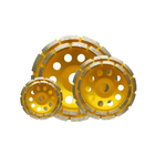 2inch-20inchConcrete And Stone Polishing Segmented Turbo Double Row Diamond Grinding Wheel Disc, Diamond Cup Wheel supplier