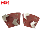 Arrow-shaped plate polished concrete grinding metal abrasive block supplier