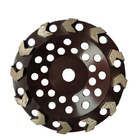4.5 Inch 115mm Concrete Stone Floor Polishing Arrow-Shaped Segmented Diamond Grinding Wheel supplier