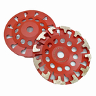 6 Inch High Speed Double-Side Resin Alloy Special Diamond Grinding Wheel For Marble Concrete supplier