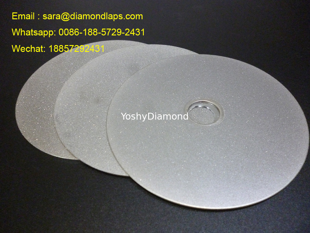 18&quot; - 24&quot; inch Large Sized Diameter Single Electroplated Diamond Polishing Disk Flat Lapping Discs for Glass, Percelain supplier