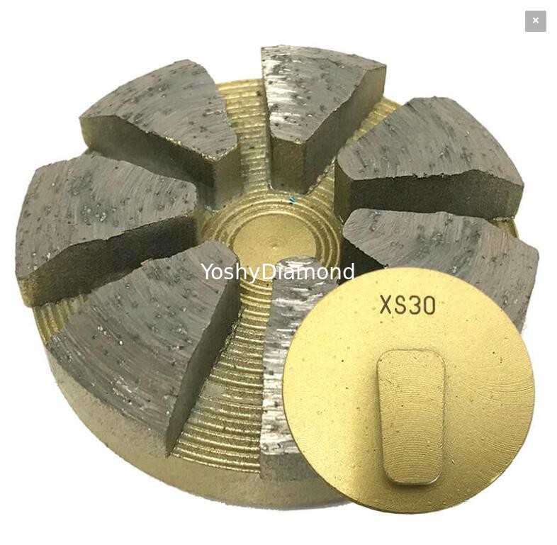 Metal Bond Concrete Diamond Grinding Disc with Single Pin Lock For PrepMaster Grinder supplier