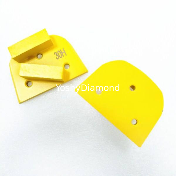 1 Segments Bar Metal Bond Concrete Diamond Grinding Tools With Magnetic Backing Or 3 Holes Stardard supplier