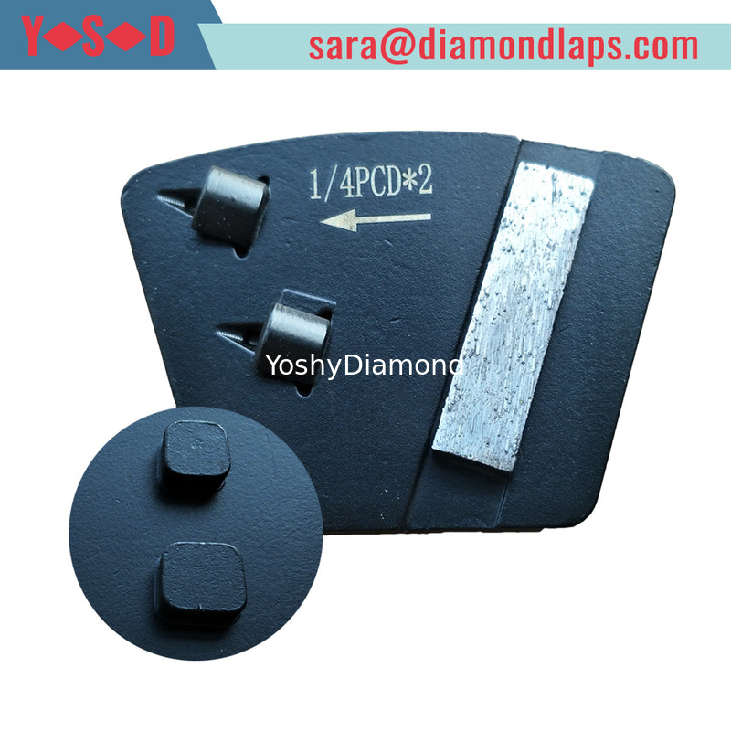Trapezoid Double Quarter Round PCD with 16/18 grit diamond segment bar for STI grinding machine supplier