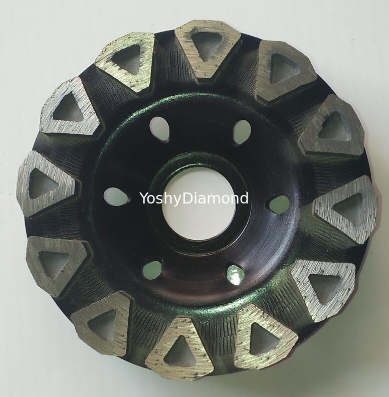 10 Inch Sintered Double Row Tooth Glass Straight Edge Diamond Grinding Wheel supplier